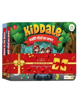 Kiddale - 2-Pack Ripple In The Water And Hindi Nursery Rhyme Musical Interactive Book