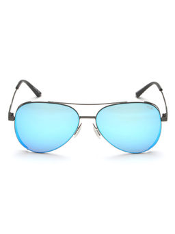 IRUS - Men Full UV Protected Blue Lens Sunglasses - IRS1087C2SG