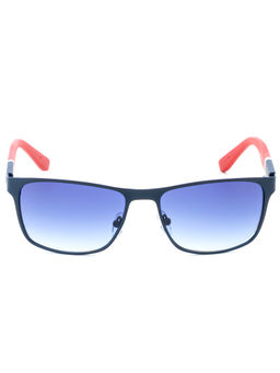 IRUS - Men Full UV Protected Blue Lens Sunglasses - IRS1332C4SG