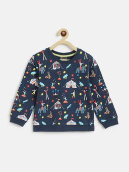 Nautinati - Boys Printed Pure Cotton Sweatshirt