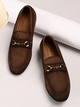 REGAL - Tan Men Suede Buckled Loafers