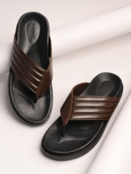 REGAL - Brown Men Comfort Leather Sandals
