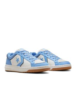 Converse - Unisex Pro Blaze Classic Leather and Suede Blue Low Top Sneakers