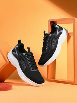 LIBERTY - Leap7x DREPON-1E Sports Lacing Running Shoes For Men - Black