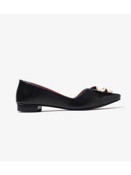 Pair ie Tales - Pointed Toe Ballerinas - Black