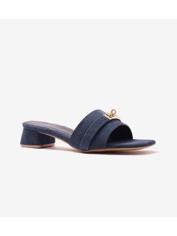 Pair ie Tales - Classic Block Heels - Navy Blue