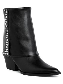 London Rag - Women Black Block Heeled Chelsea Boots