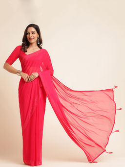 Kasee - Women Embellished Saree with Unstitched Blouse