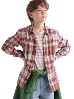 RARE ONES - Boys Rust Cotton Shirt