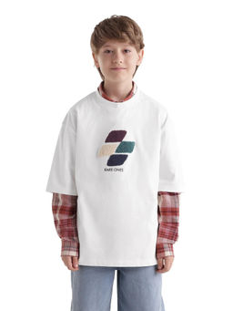 RARE ONES - Boys Off White Cotton T-Shirt