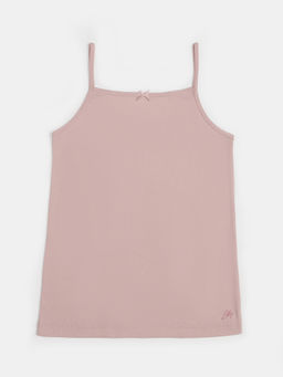 Jockey Juniors - SG04 Girls Super Combed Cotton Rib Fabric Camisole-Potpourri