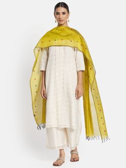 Fabindia - Cotton Silk Embroidered Dupatta