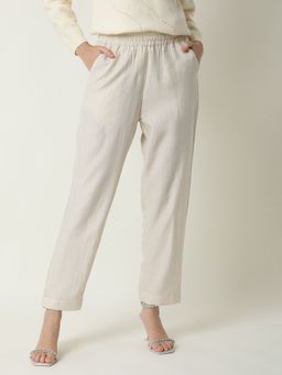 RAREISM - Unoo Solid Beige Trouser