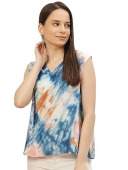 Maaesa - Women Multicolour Tie-Dye Top
