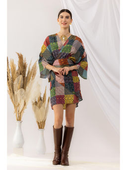 Kovet - Bohemian Digital Printed Wrap Dress