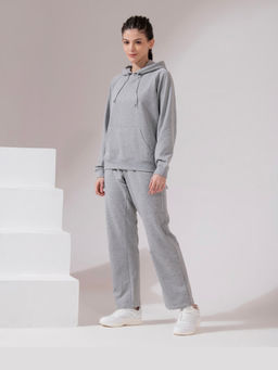 Off Limits - Grey Women Glaze Regualr Fit Tracksuit