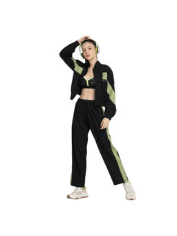 Off Limits - Black Women Crops Regualr Fit Tracksuit