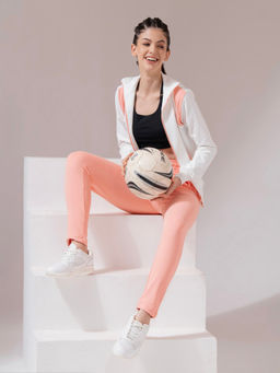 Off Limits - White Colorblock Regualr Fit Tracksuit