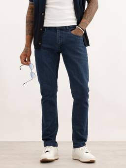 WROGN - Blue Faded Slim Fit Denim Jeans
