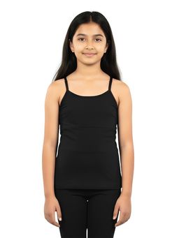 mackly - Girls Black Solid Padded Camisole