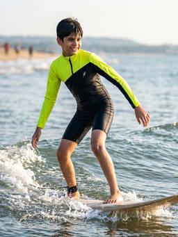 Keepfit - UPF 40+ Sun Protection & N9 Antibacterial Green Swimsuit