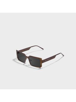 SAM AND MARSHALL - Unisex Draxen Polarized & 400 UV Protection Black Lens Sunglasses