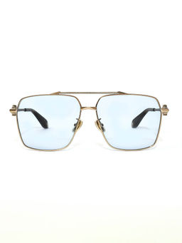 Roberto Cavalli - Unisex Full UV Protected Blue Lens Square Sunglasses (60)
