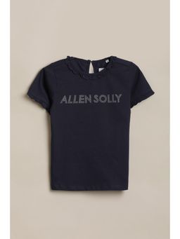 Allen Solly - Girls Navy Blue Casual T-Shirt