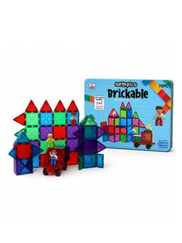 SCOOBIES - Brickables Magnetic Tiles - 70pcs