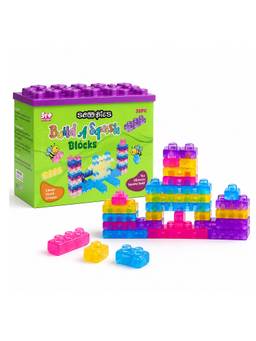 SCOOBIES - Build-A-Squish Soft Blocks, 32 PCS