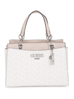 Guess - FINCHER SATCHEL White Handbag