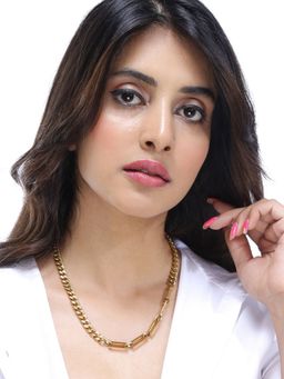 Yellow Chimes - Gold-Plated Chain