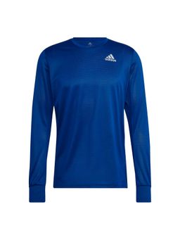 adidas - Men Blue Own The Run Long Sleeves T-shirt