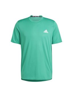 adidas - Men Green Solid Movet Training T-shirt