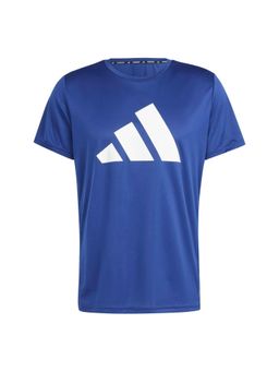 adidas - Men Blue Stripes Running T-shirt