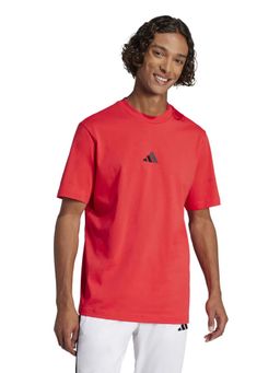 adidas - Men Red Essentials Brand Logo T-shirt