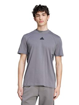 adidas - Men Grey Future Icons 3 Stripes T-shirt