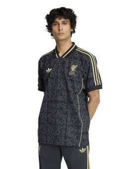 adidas - Men Grey Printed Liverpool Fc T-shirt