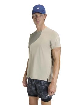 adidas - Men Beige Stripes Adi365 Running Climacool Iconic T-shirt