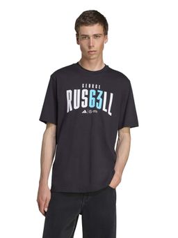 adidas - Men Black Mercedes Amg Petronas Formula One Team George Russell T-shirt