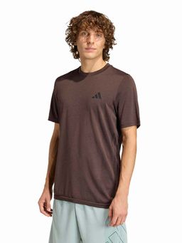 adidas - Men Brown Workout Essentials Seamless T-shirt