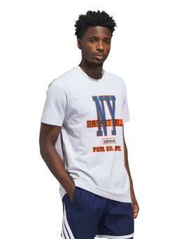 adidas - Men Grey New York Phys Ed Graphic T-shirt