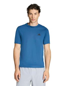 adidas - Men Blue Workout Essentials Base T-shirt
