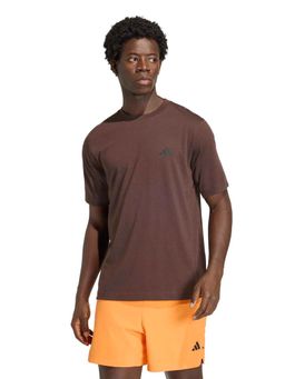adidas - Men Brown Workout Essentials Feelready T-shirt