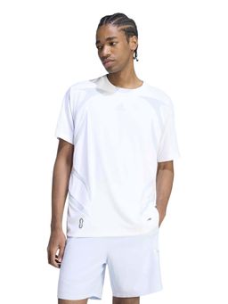 adidas Originals - Men White Printed Team Geist T-shirt