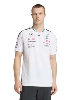 adidas - Men White Mercedes - Amg Petronas Formula 1 Team Driver T-shirt