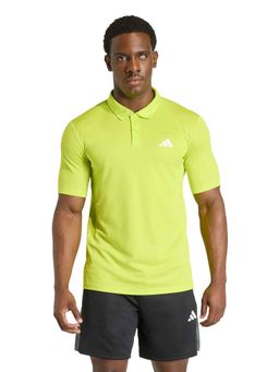 adidas - Men Green Workout Essentials Base Logo Polo T-shirt
