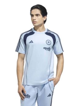 adidas - Men Blue Indcri Stripes T-shirt