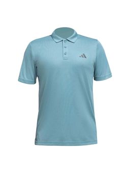 adidas - Men Teal Tr-Es Brand Logo Polo T-shirt