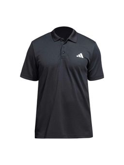 adidas - Men Black Tr-Es Brand Logo Polo T-shirt